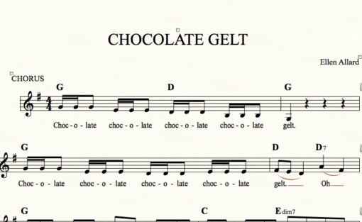 Chocolate Gelt (Hanukah) - Sheet Music