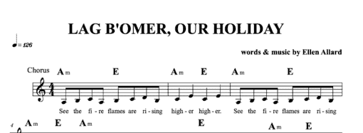 Lag B'Omer - Sheet Music