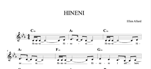 Hineni - Sheet Music
