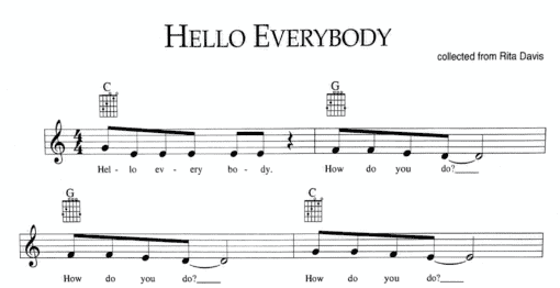 Hello Everybody - Sheet Music - th