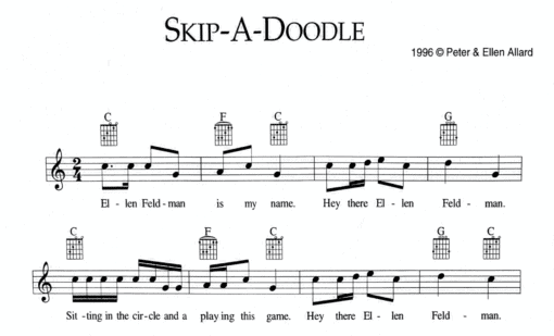 Skip A Doodle - Sheet Music