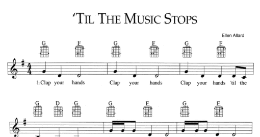 Til The Music Stops - Sheet Music