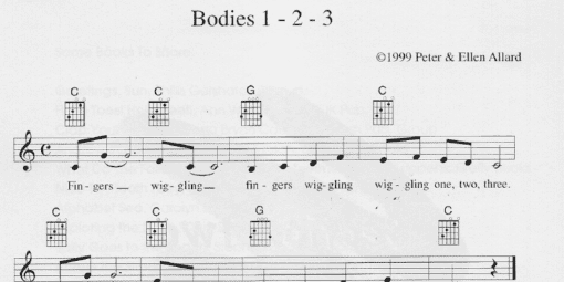 Bodies 1-2-3 - Sheet Music + Bonus Lyric/Chord Sheet