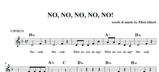No No No No No - Sheet Music + Bonus Lyric/Chord Sheet
