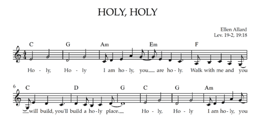 Holy, Holy - Sheet Music + Bonus lyric/chord sheet